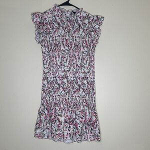 French Connection Floral Ruffle Mini Dress